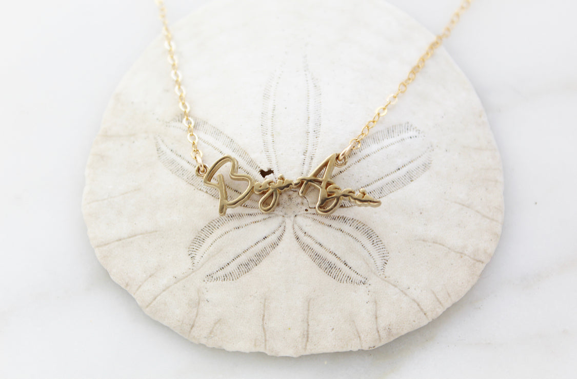 Begin Again necklace *Close Out*Final Sale Item.