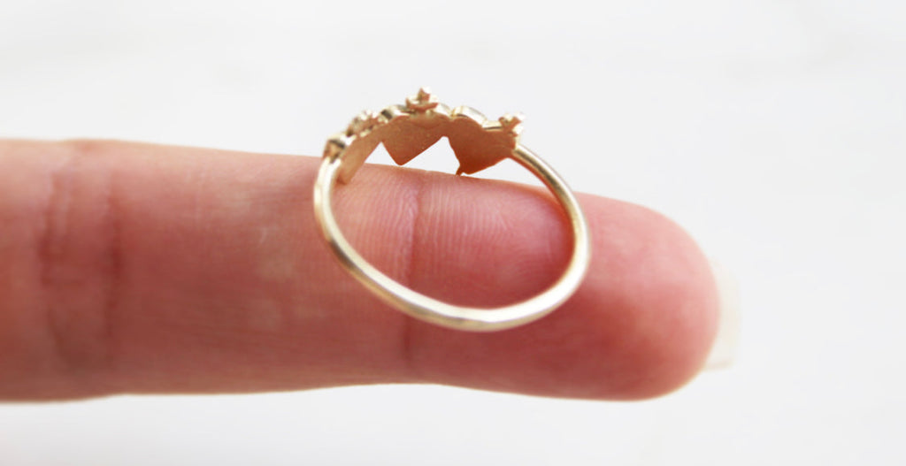 Holy Family Hearts® Ring in 14k Yellow Gold