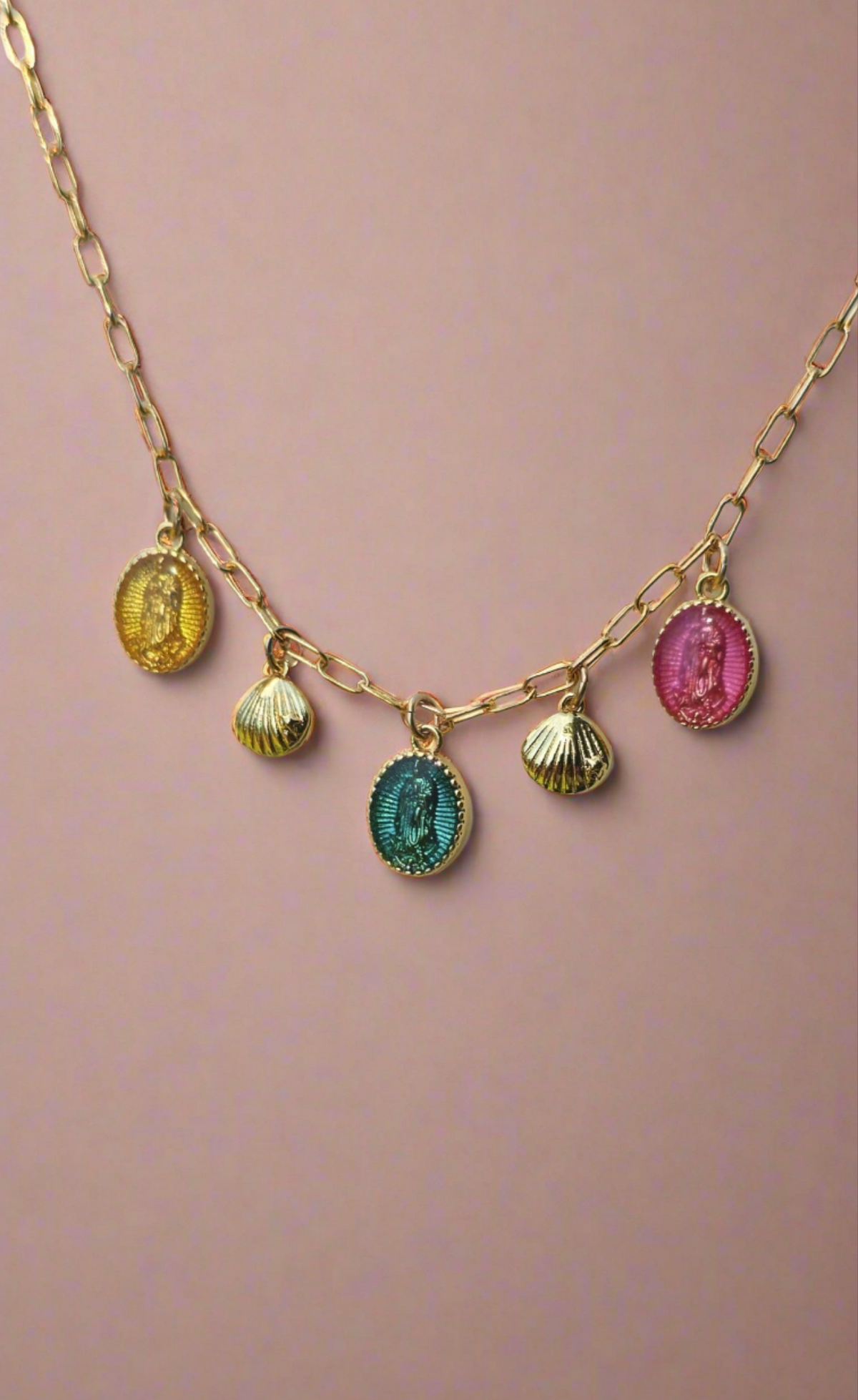 Guadalupe Charm Necklace