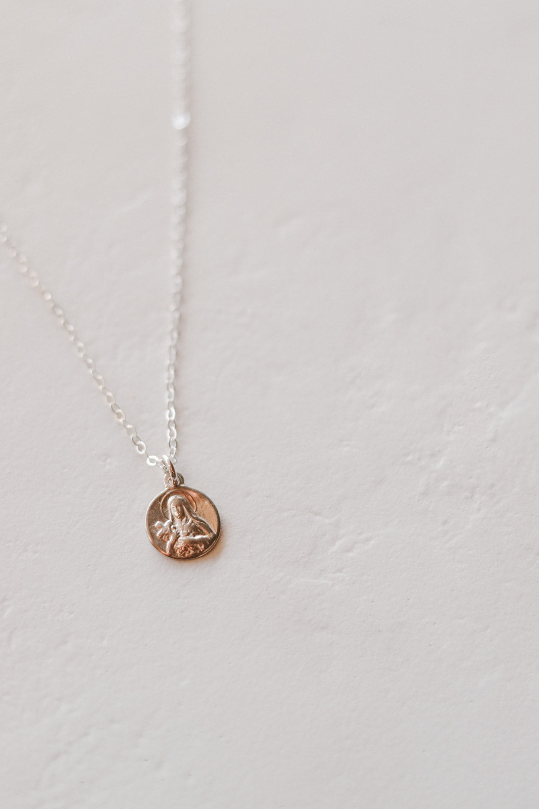 Little Saint Therese Necklace in Sterling Silver