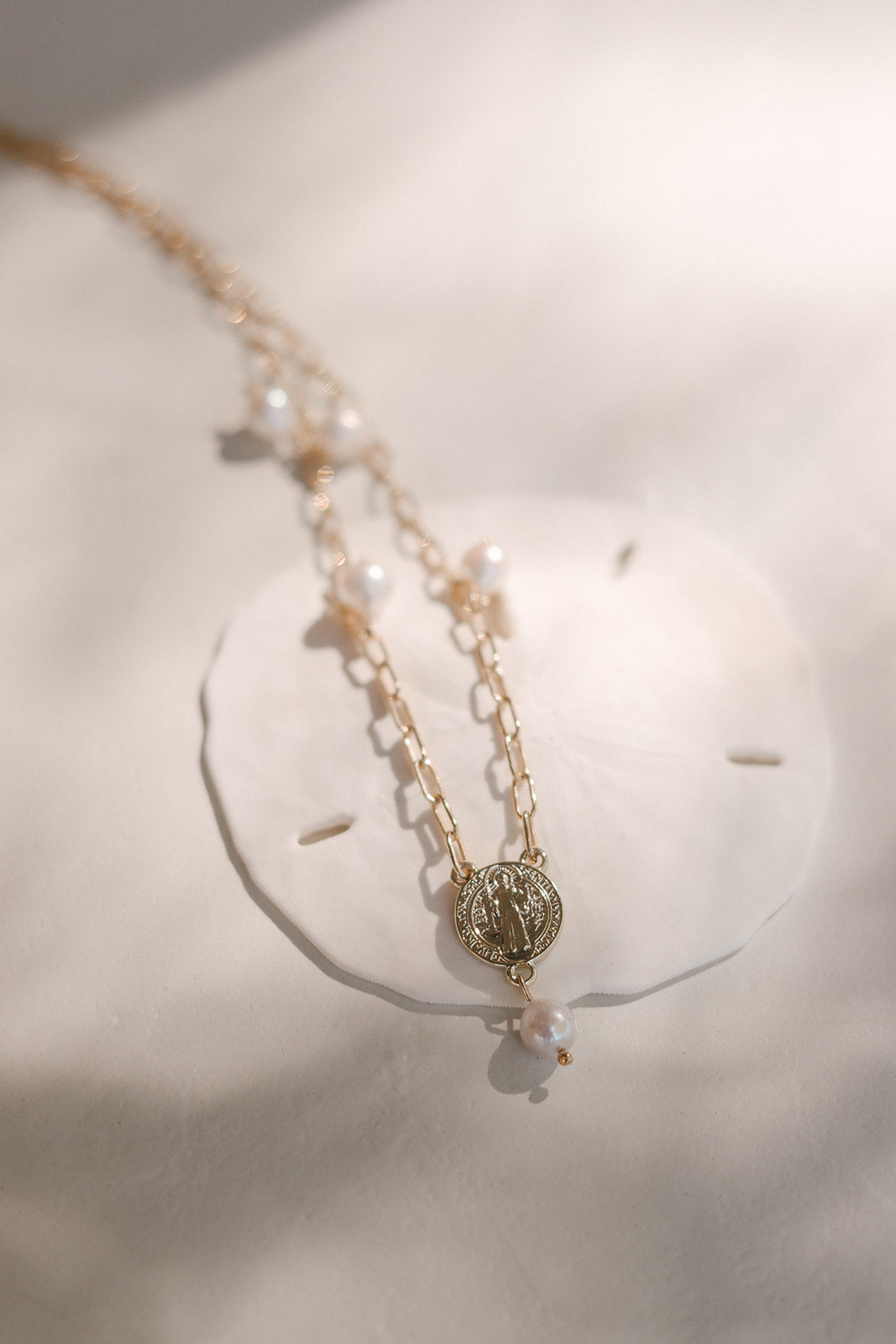 Benedictine Devotion Necklace in Gold-Filled