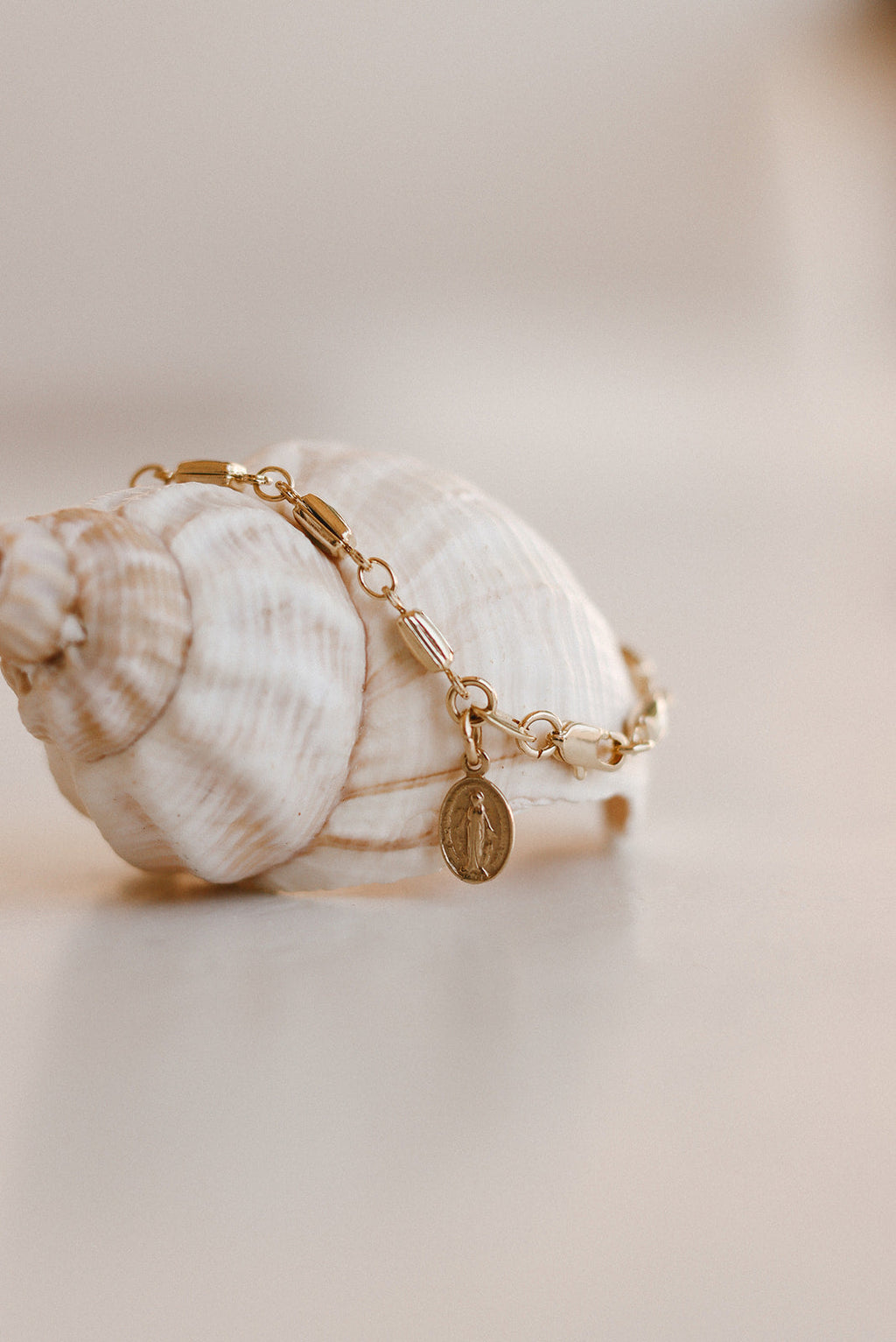 Opal Miraculous Medal Bracelet