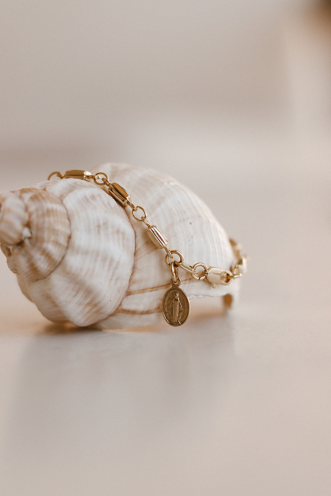 Opal Miraculous Medal Bracelet