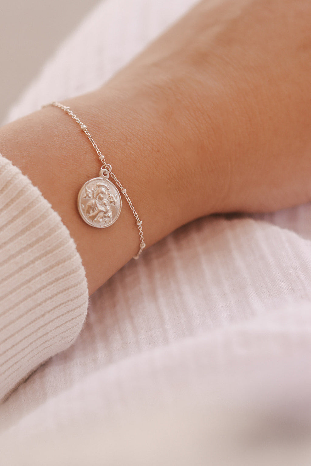 Our Lady of Perpetual Help Bracelet Sterling Silver