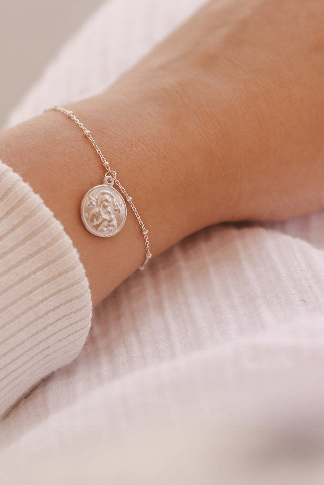 Our Lady of Perpetual Help Bracelet Sterling Silver
