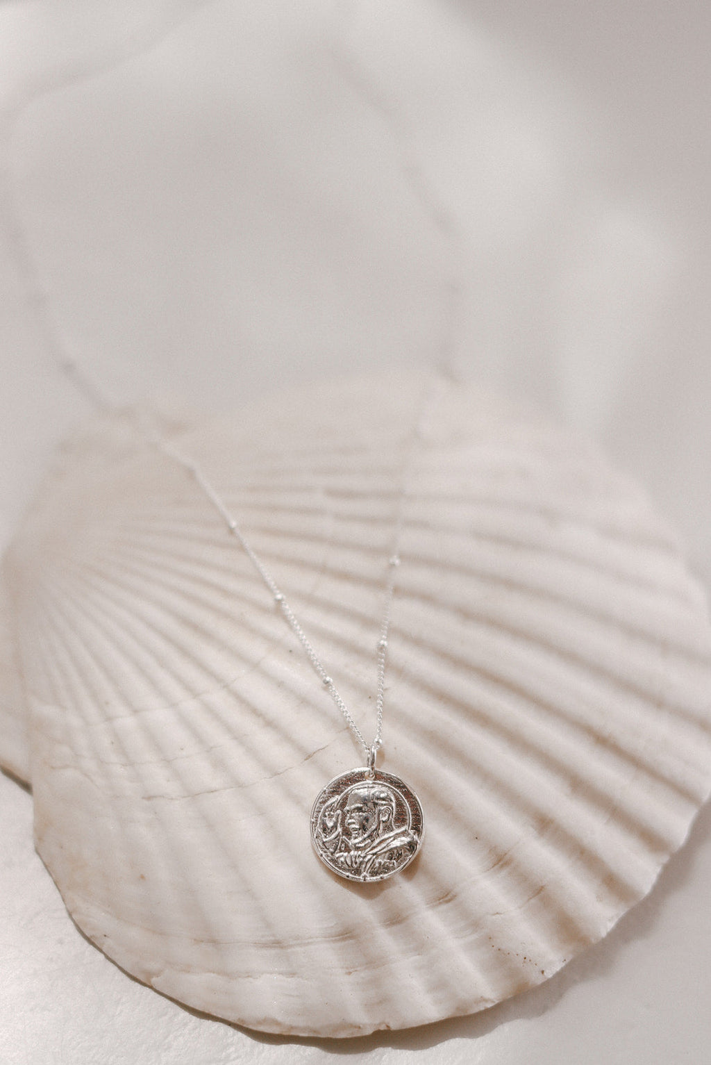 St. Padre Pio Necklace in Sterling Silver
