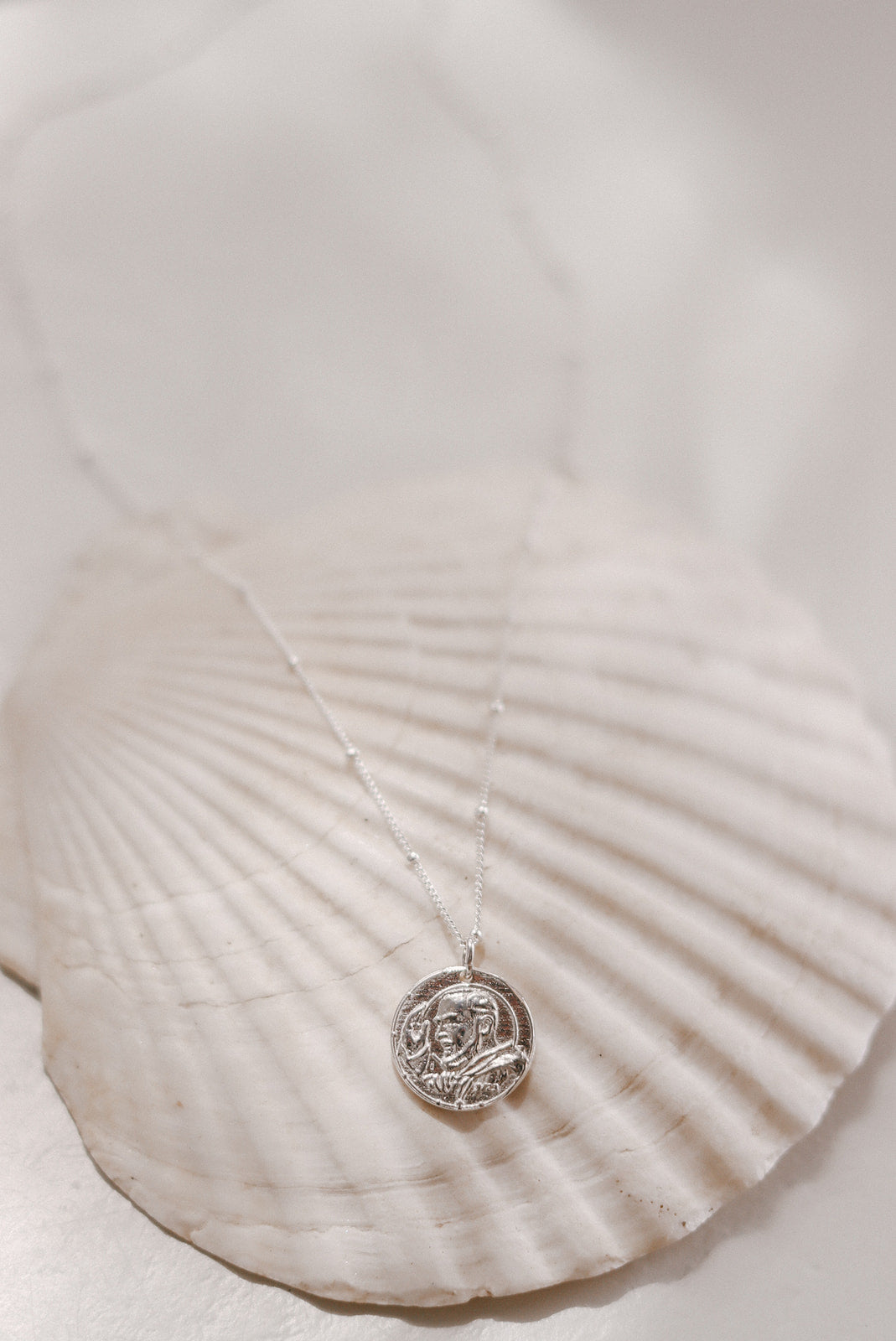 St. Padre Pio Necklace in Sterling Silver