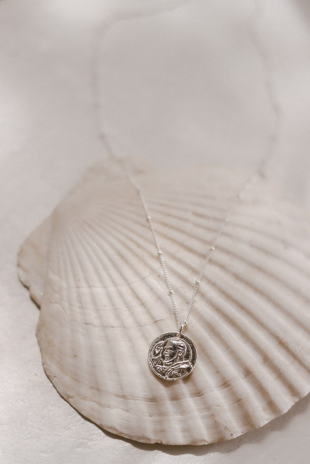 St. Padre Pio Necklace in Sterling Silver