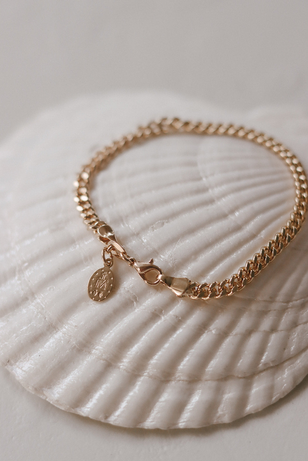 Miraculous Medal Link Bracelet