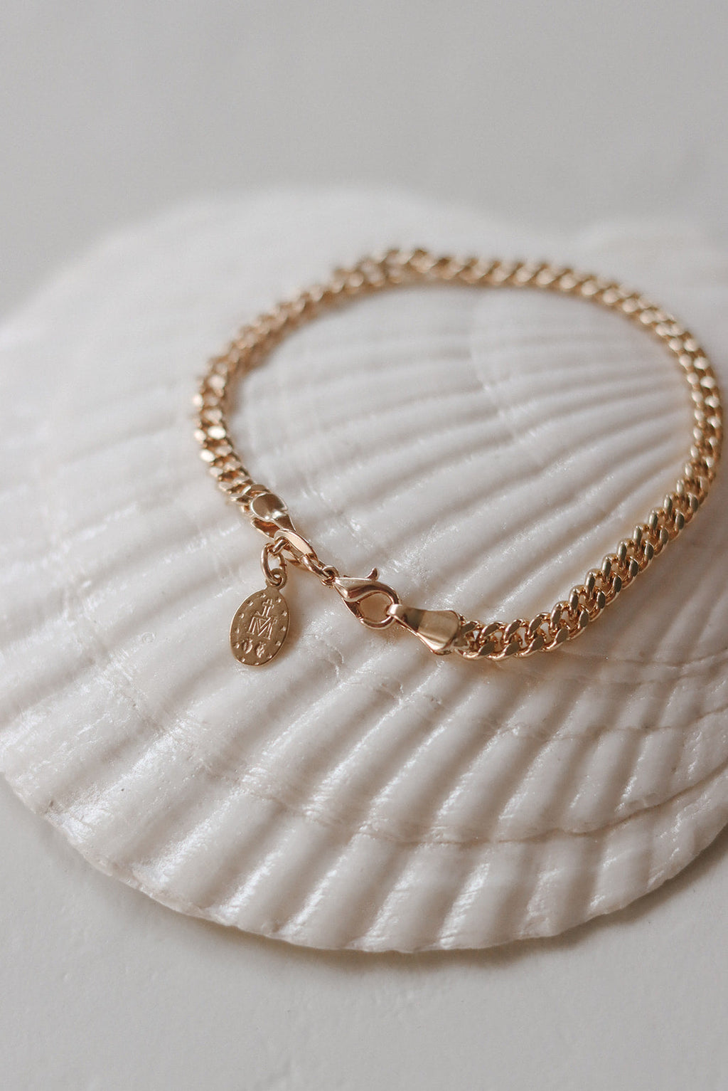 Miraculous Medal Link Bracelet