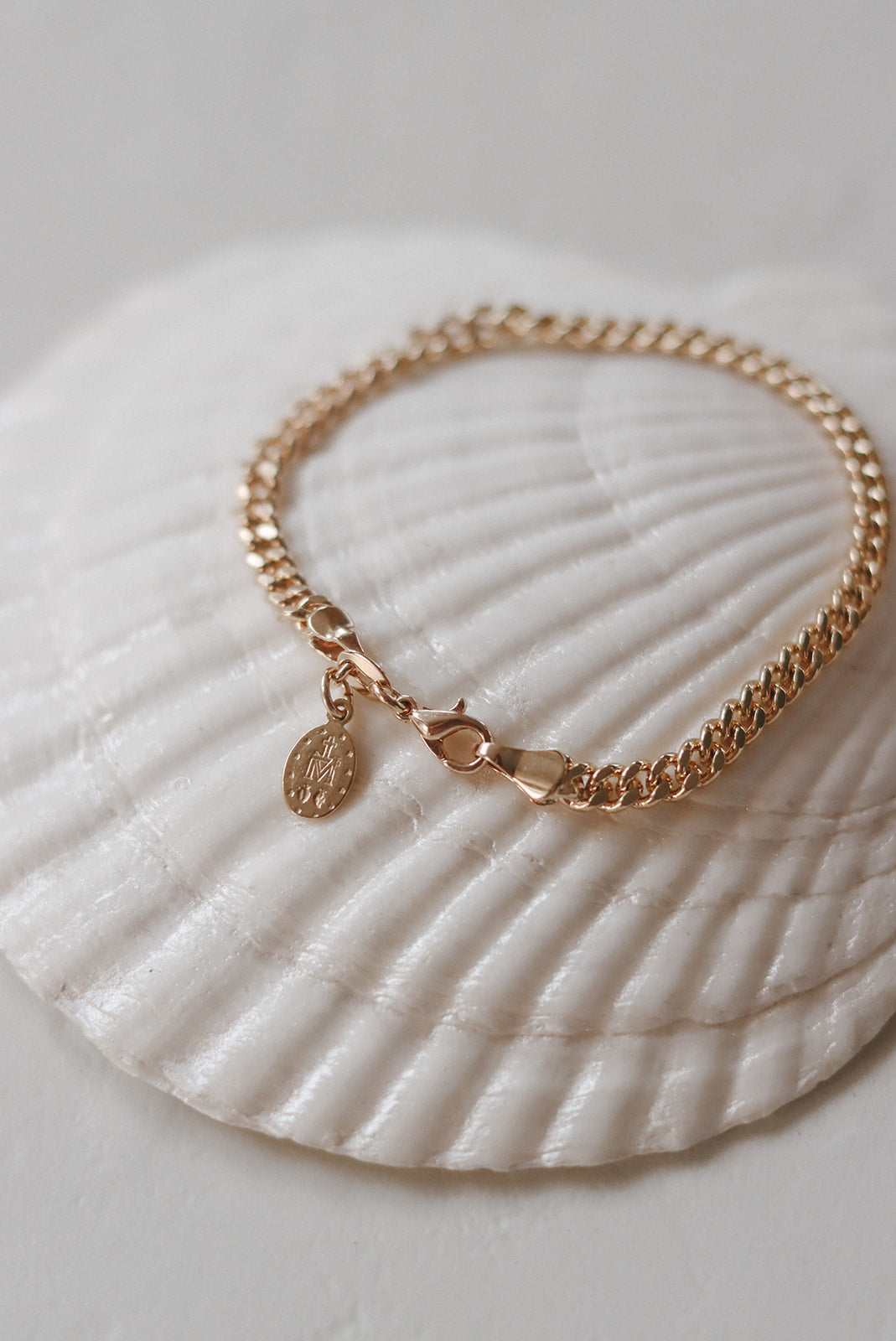 Miraculous Medal Link Bracelet