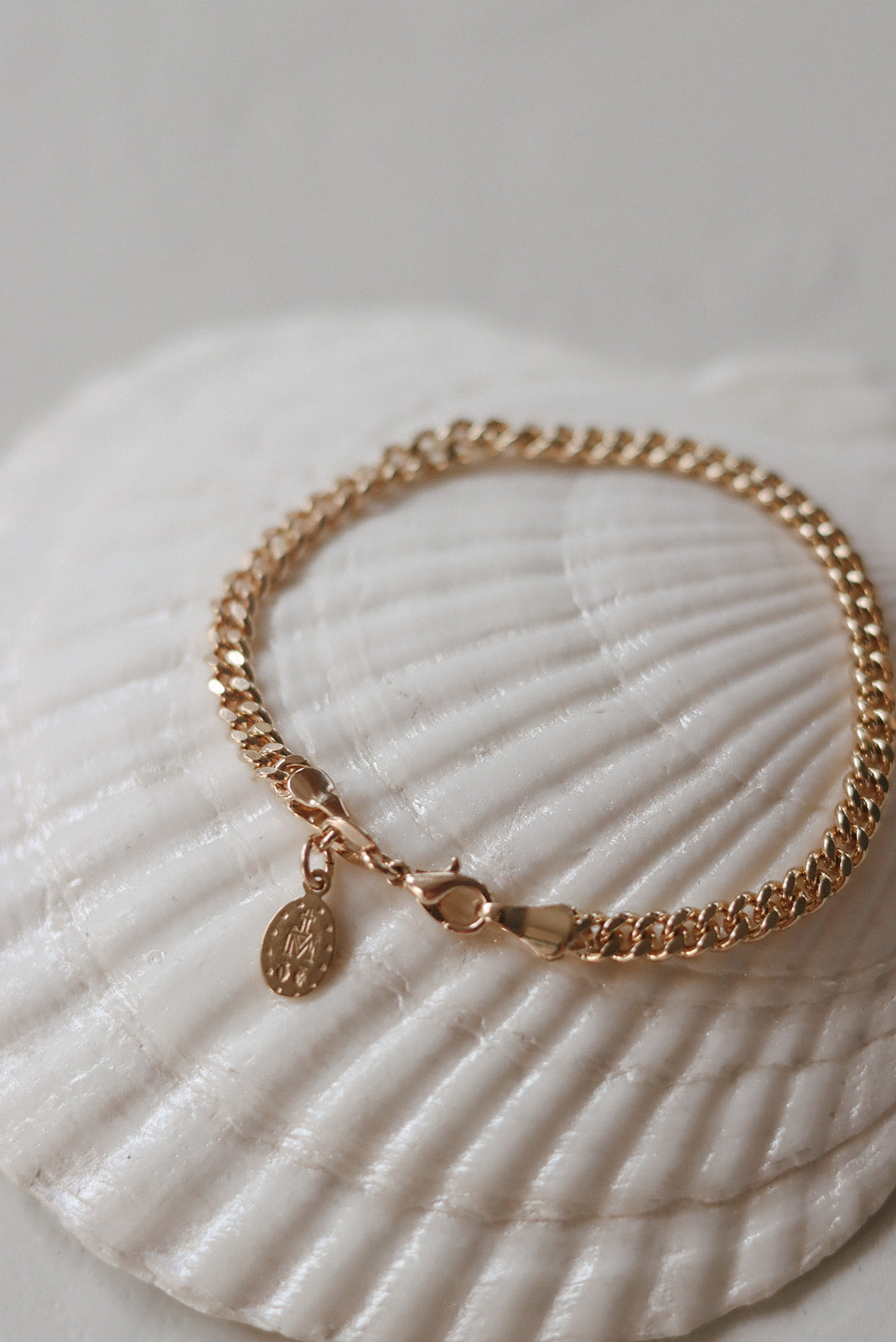 Miraculous Medal Link Bracelet