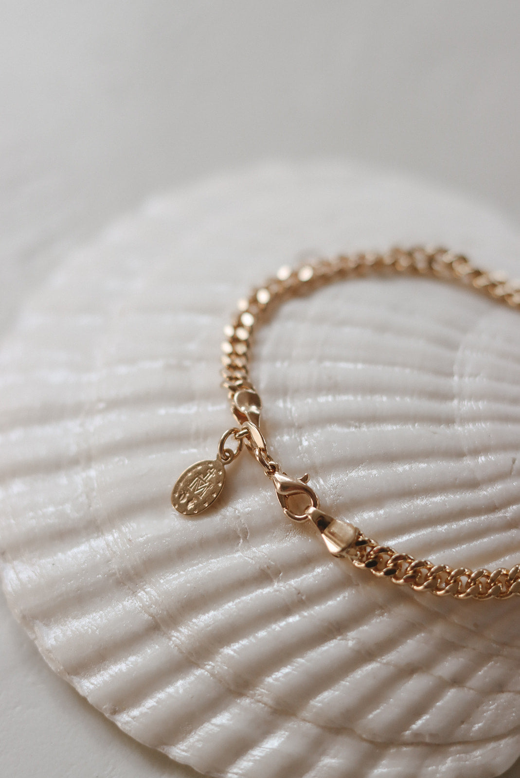 Miraculous Medal Link Bracelet