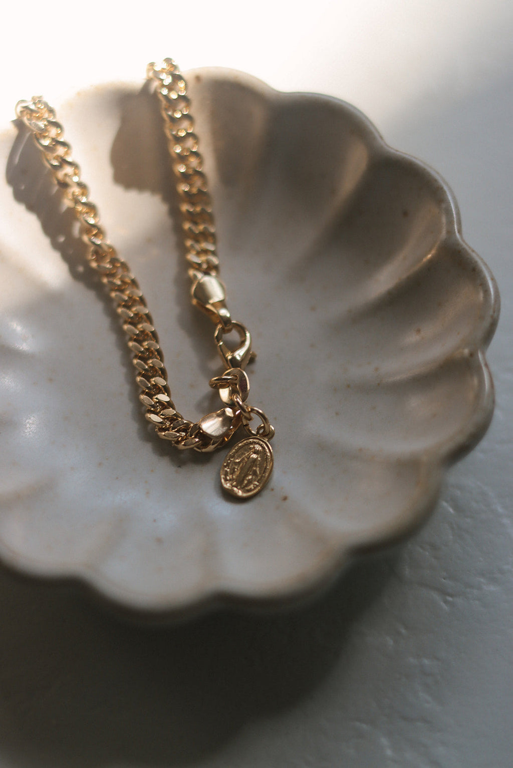 Miraculous Medal Link Bracelet
