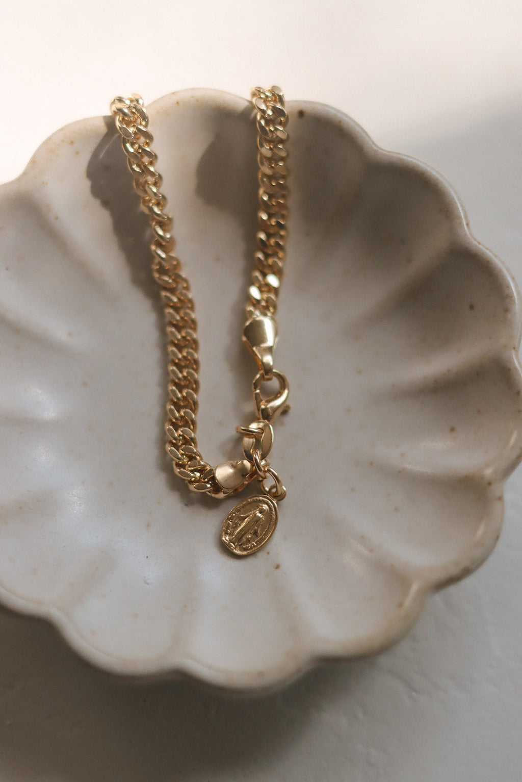 Miraculous Medal Link Bracelet
