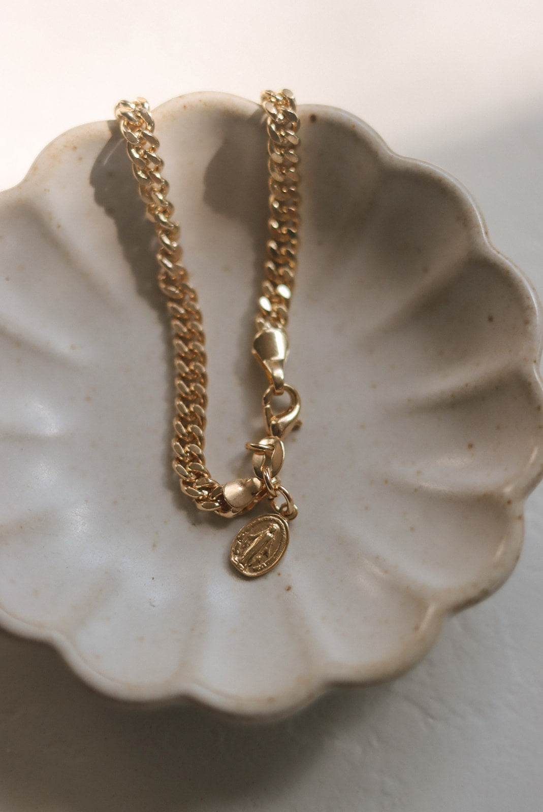 Miraculous Medal Link Bracelet