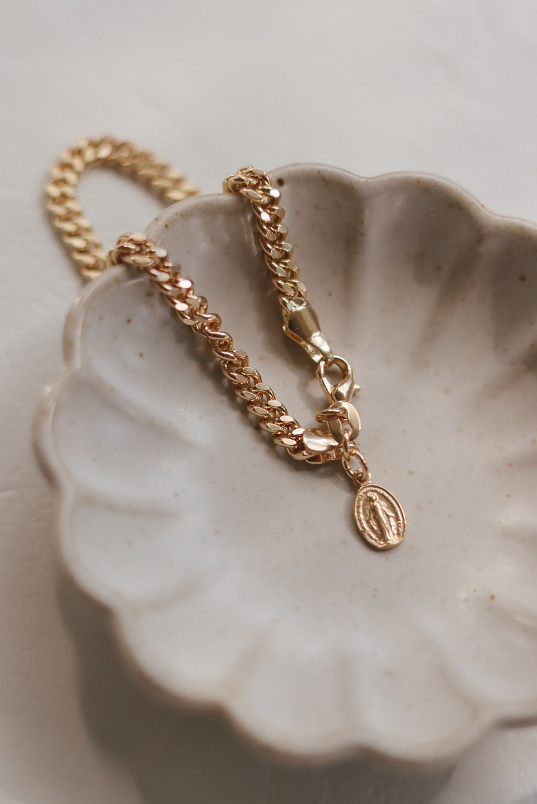 Miraculous Medal Link Bracelet