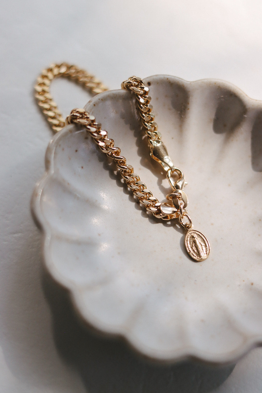 Miraculous Medal Link Bracelet