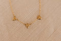 Three Hearts Necklace Paper Clip