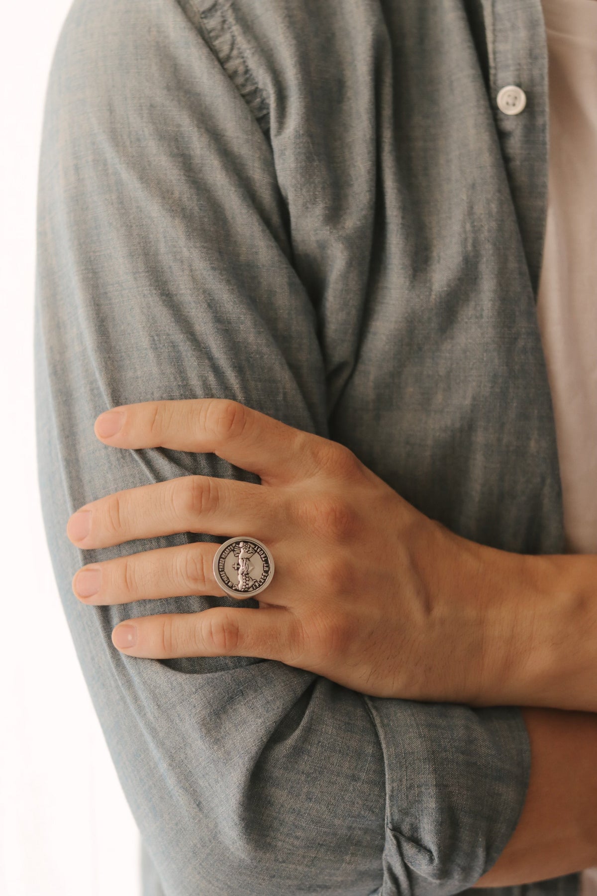 Holy Family Hearts® Signet Ring