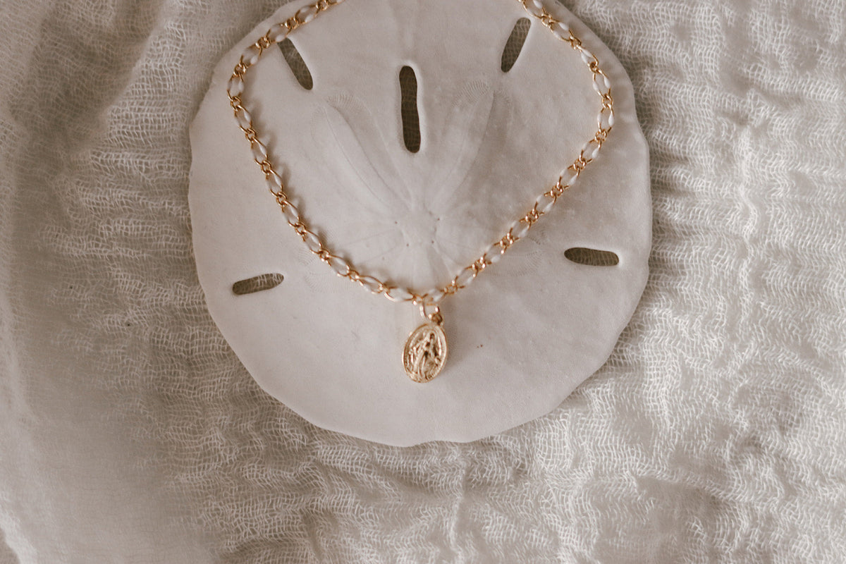 Our Lady of Snow Miraculous Medal Bracelet
