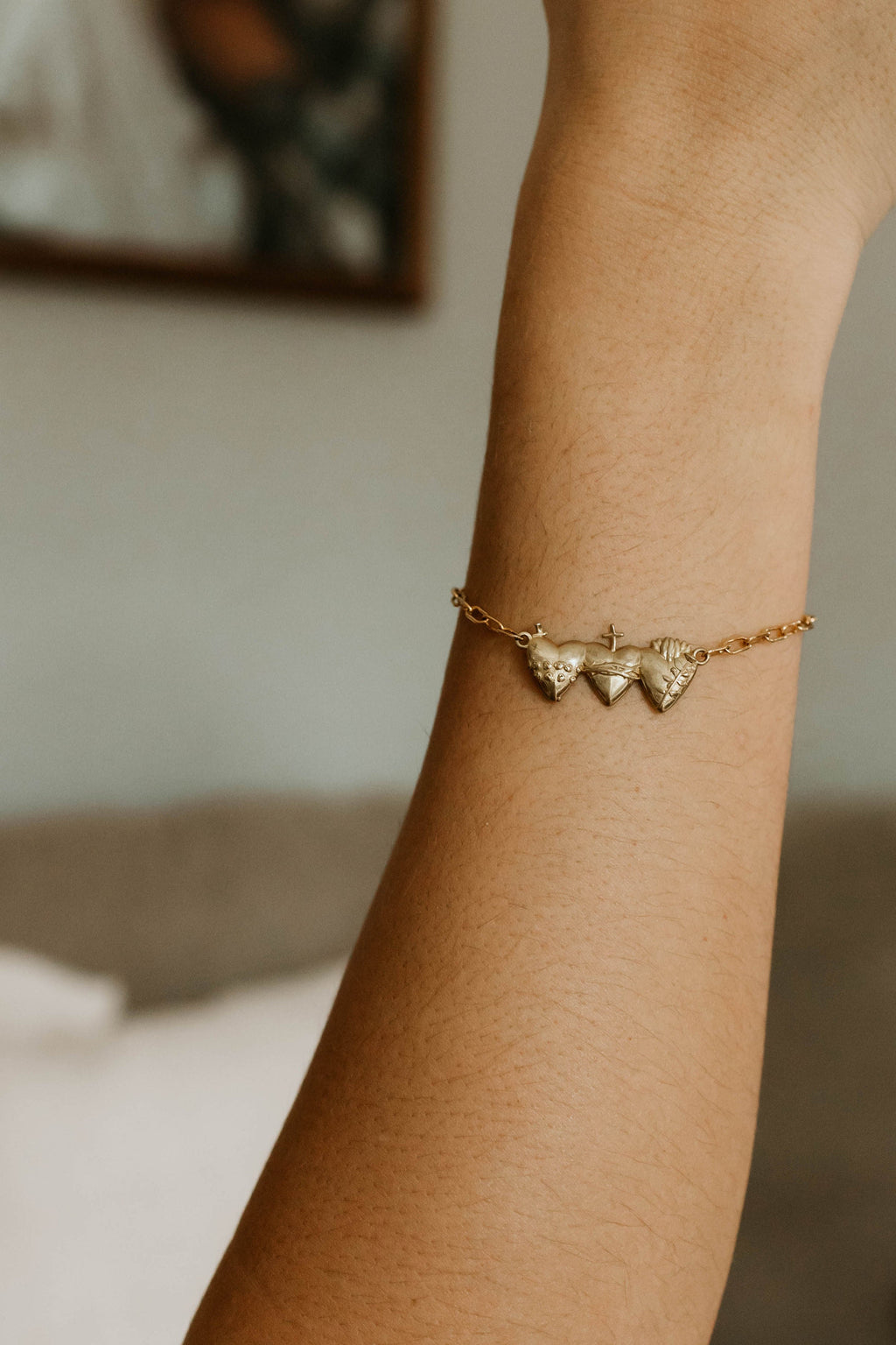 Holy Family Hearts® Bracelet - Paperclip