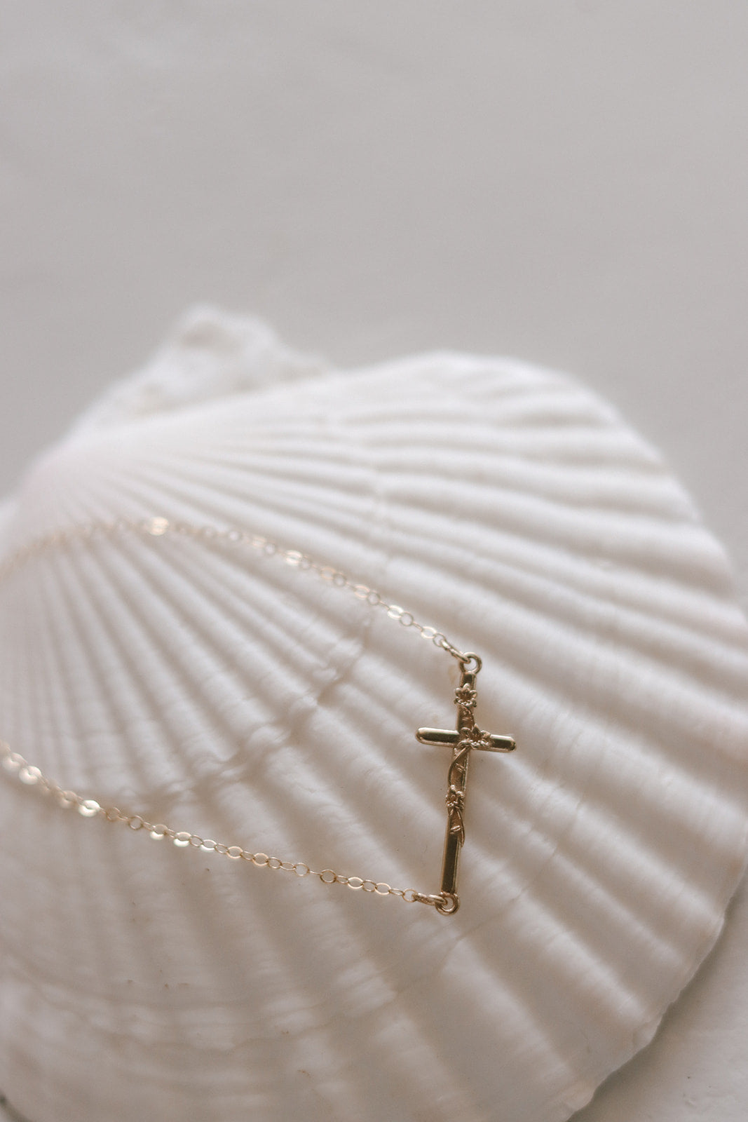 St. Joseph Lily Cross Bracelet *Made to Order*