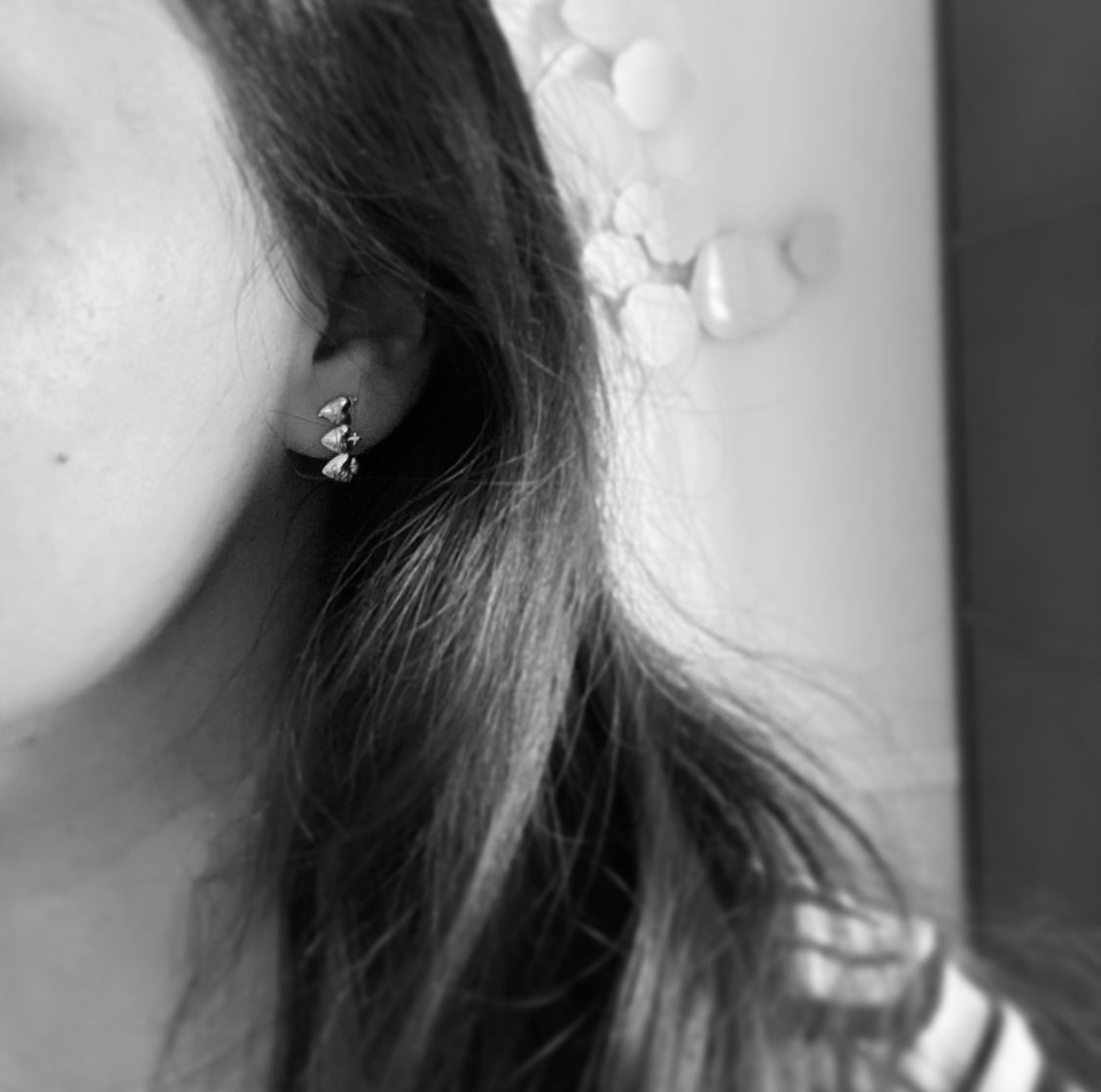 Holy Family Hearts® Earrings in 925 Sterling Silver