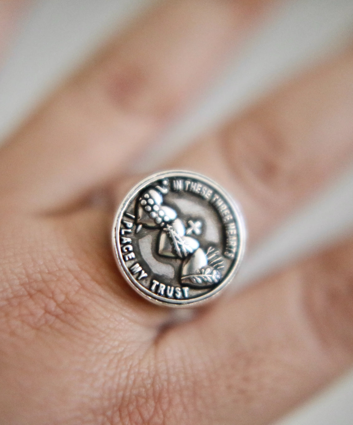 Holy Family Hearts® Signet Ring