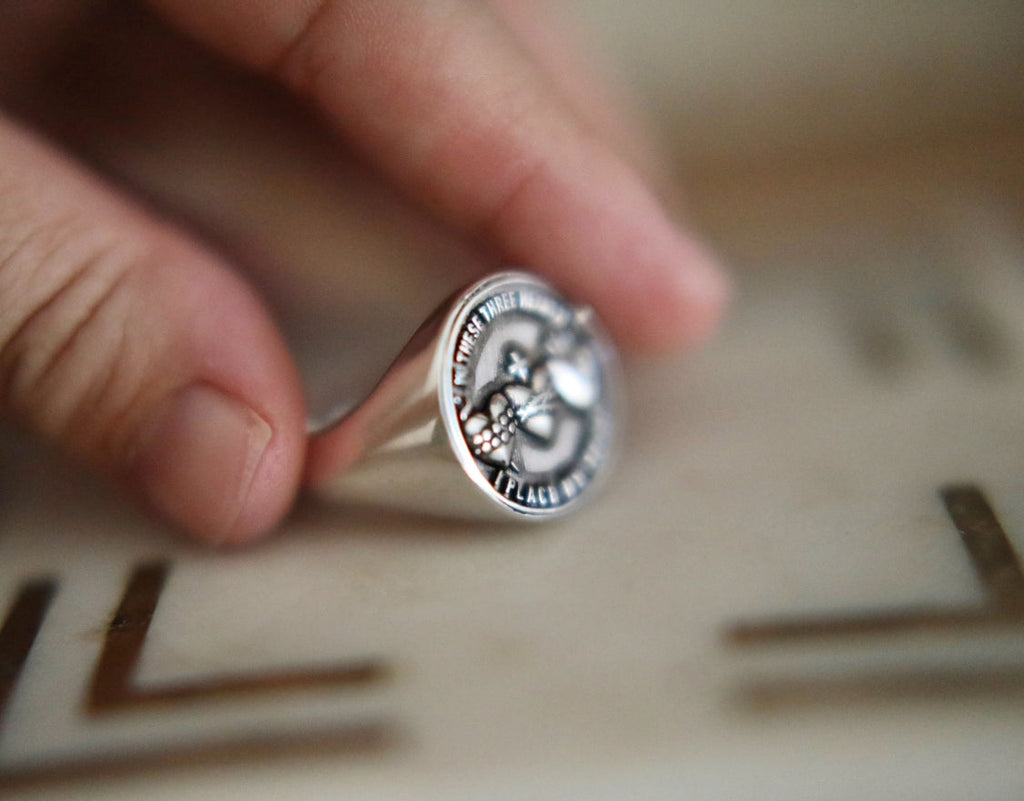 Holy Family Hearts® Signet Ring