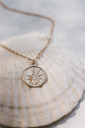 Star of The Sea Necklace on Snow Chain