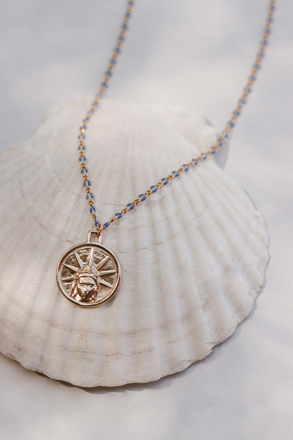 Star of the Sea Necklace with Grotto Chain