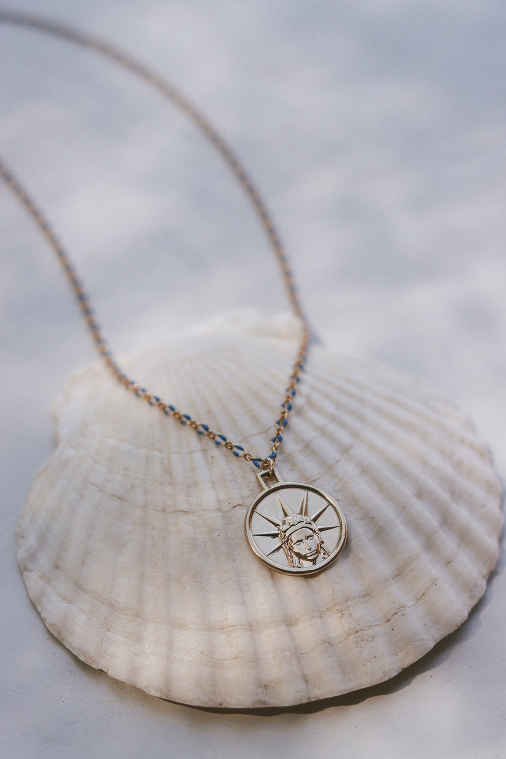 Star of the Sea Necklace with Grotto Chain