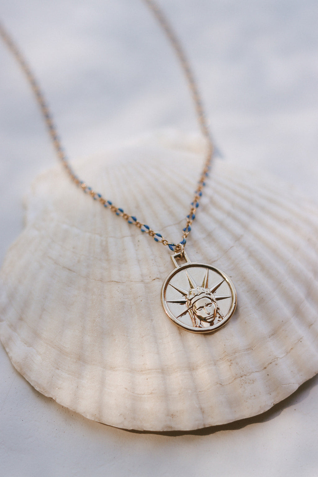Star of the Sea Necklace with Grotto Chain