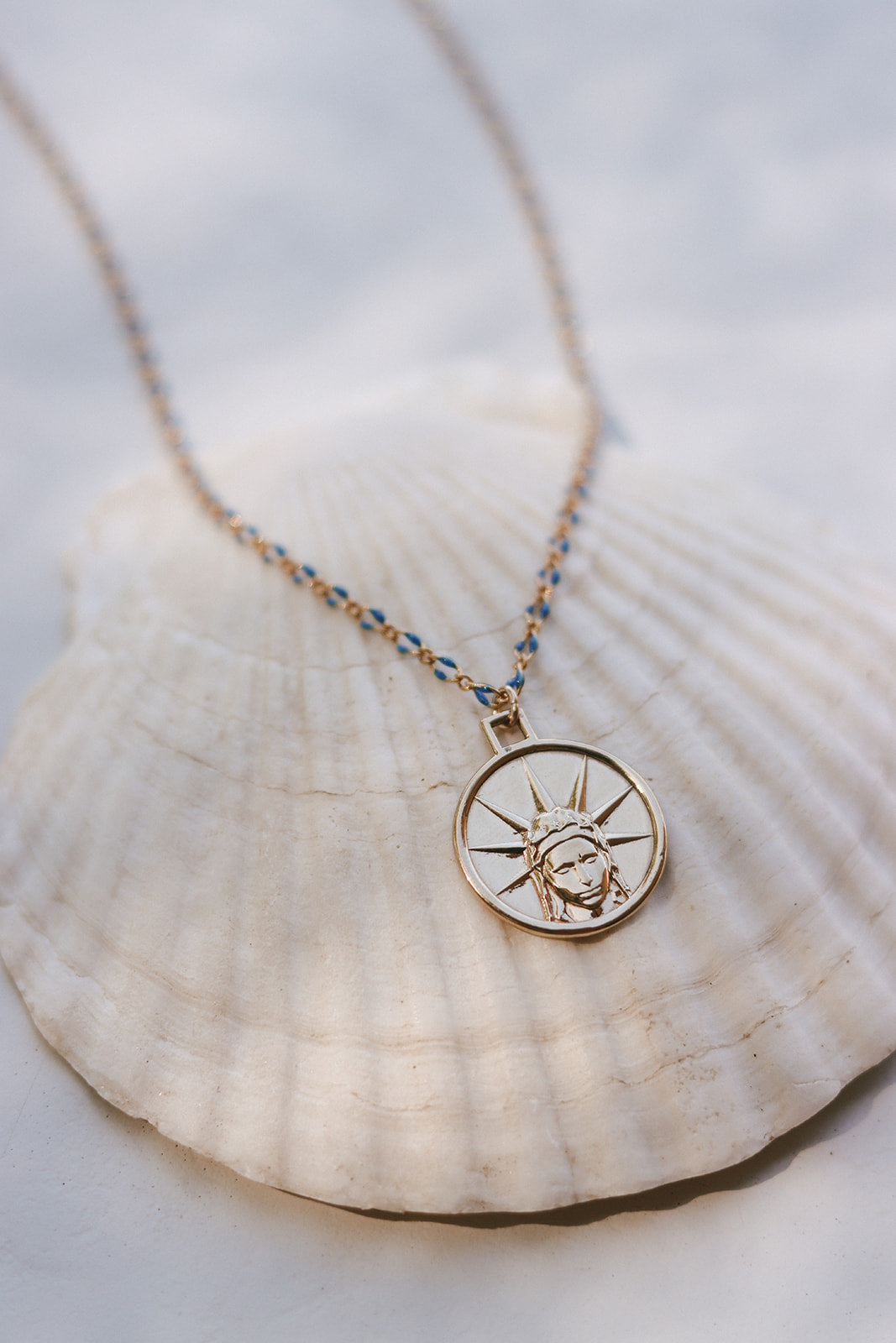 Star of the Sea Necklace with Grotto Chain
