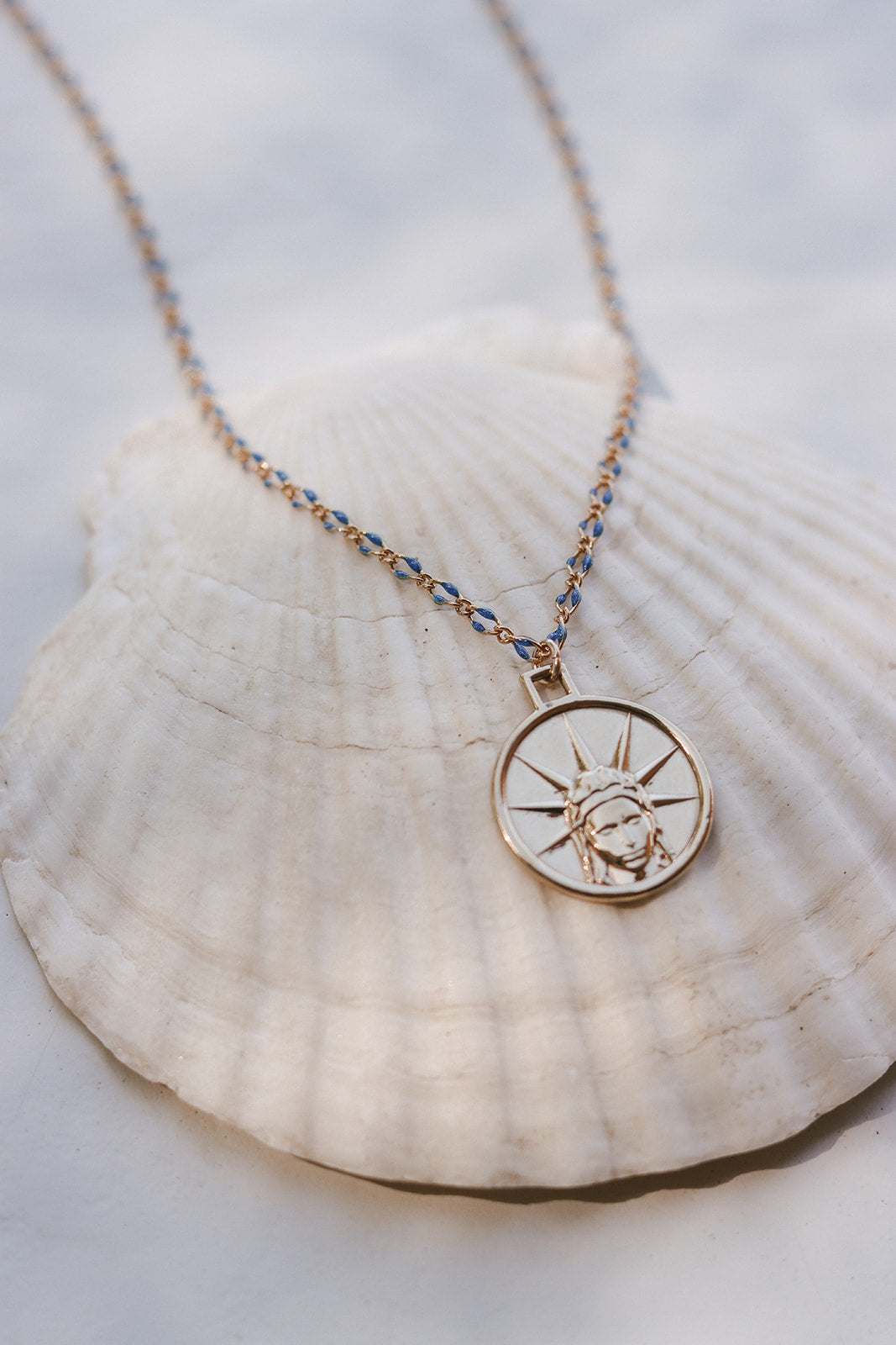 Star of the Sea Necklace with Grotto Chain