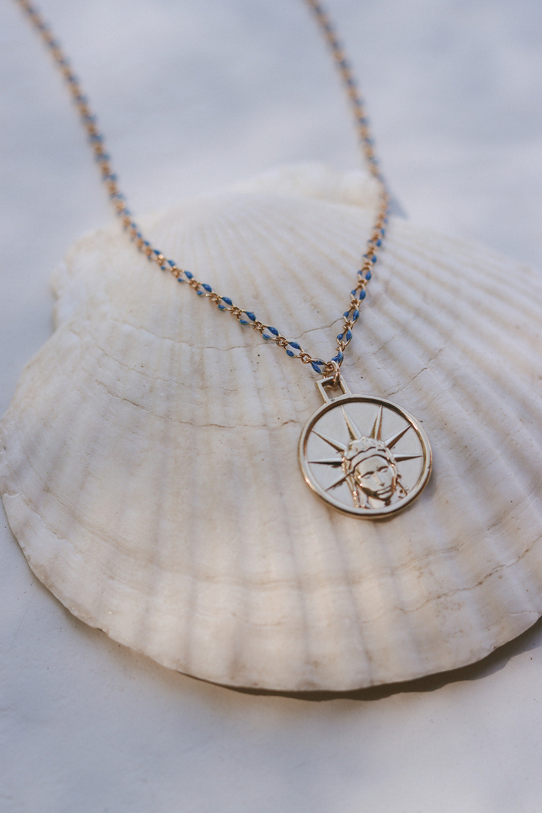Star of the Sea Necklace with Grotto Chain