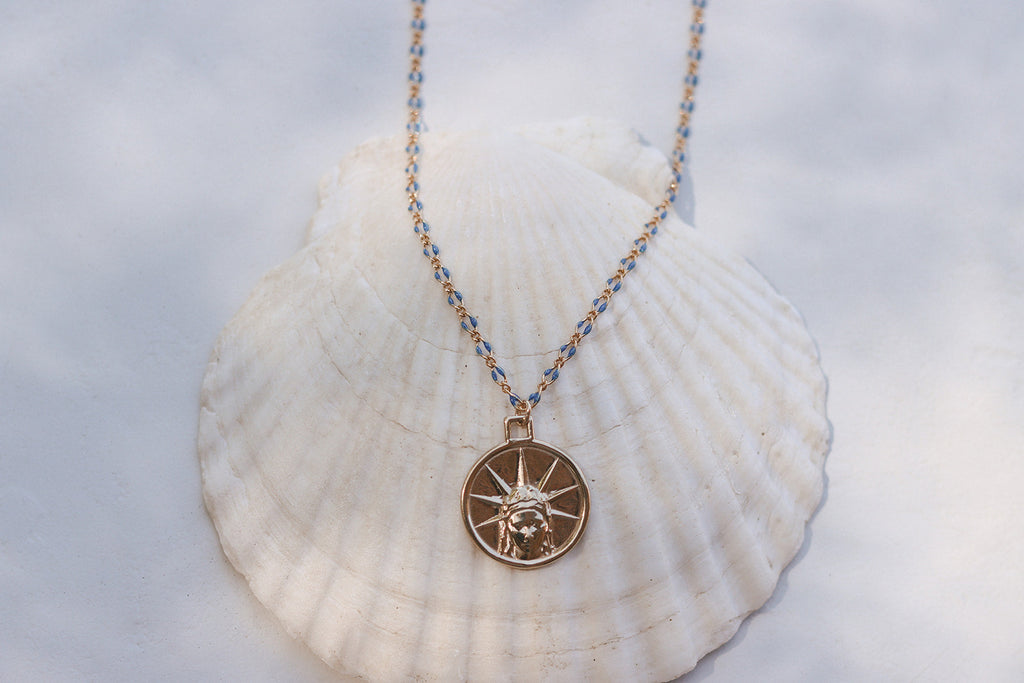 Star of the Sea Necklace with Grotto Chain