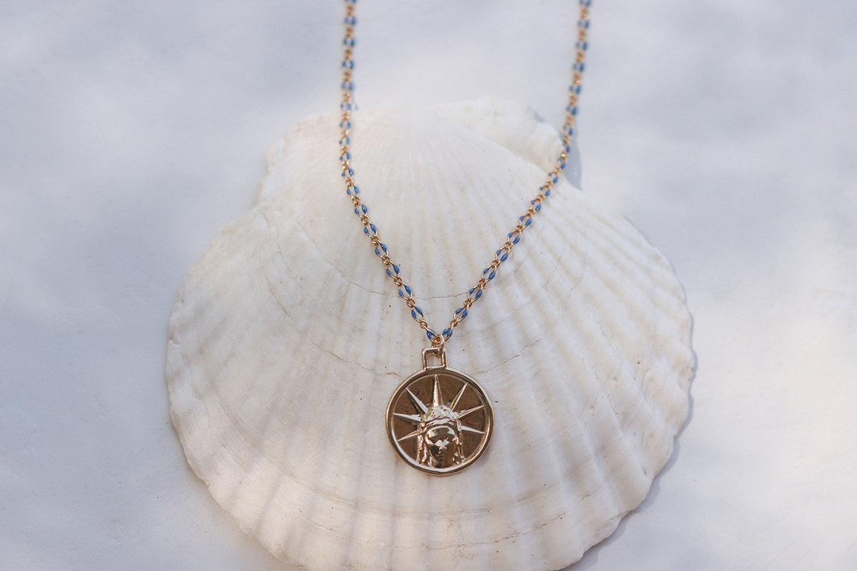 Star of the Sea Necklace with Grotto Chain