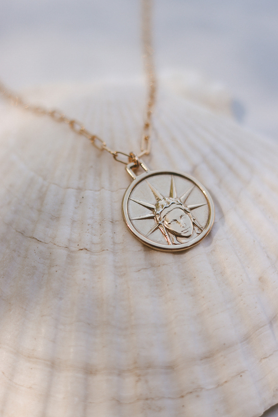 Star of The Sea Necklace on Paperclip