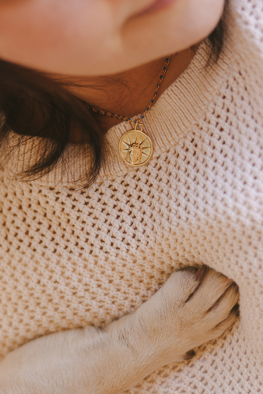 Star of the Sea Necklace with Grotto Chain