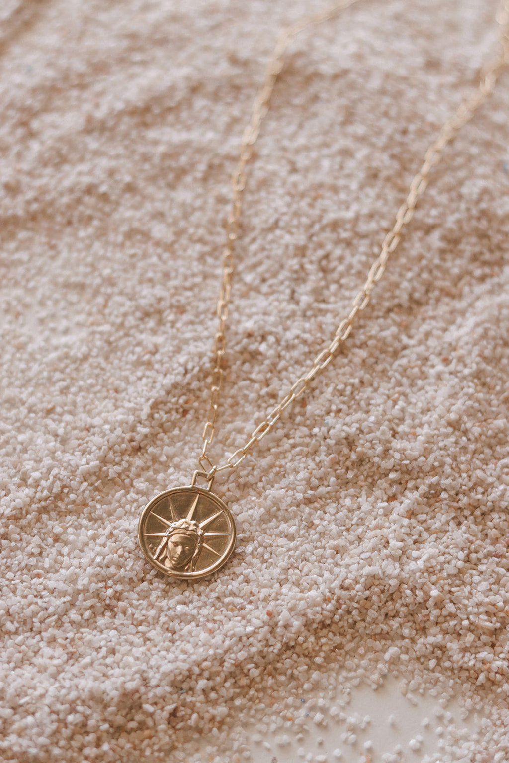 Star of The Sea Necklace on Paperclip