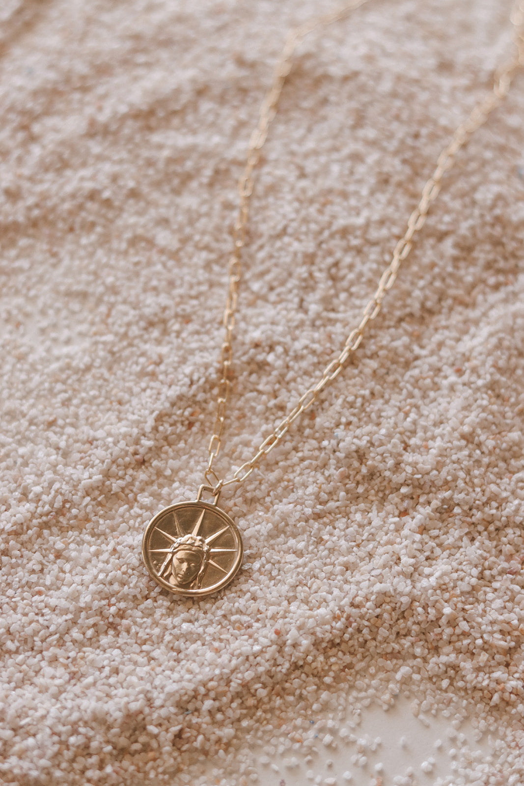 Star of The Sea Necklace on Paperclip