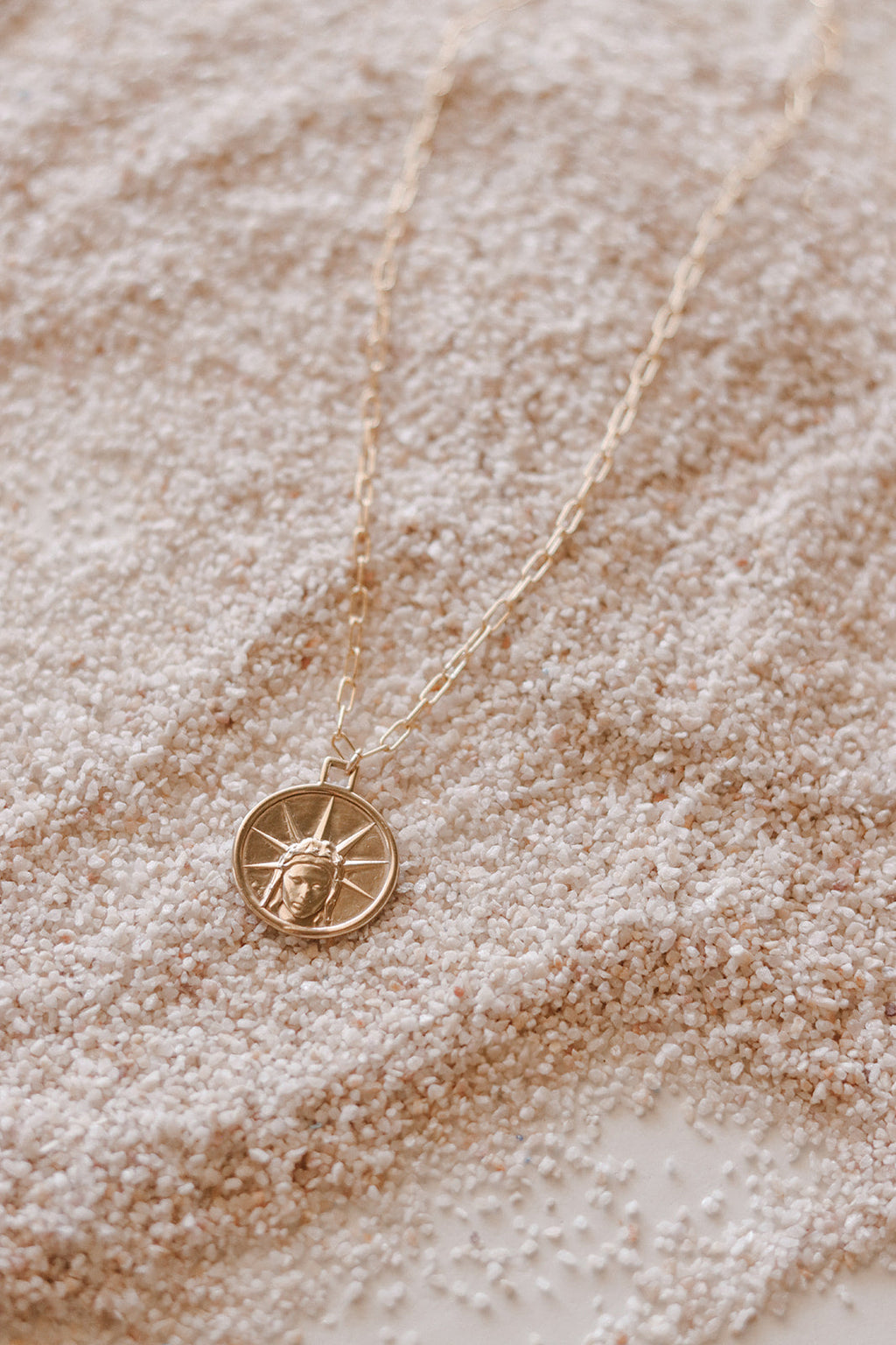 Star of The Sea Necklace on Paperclip