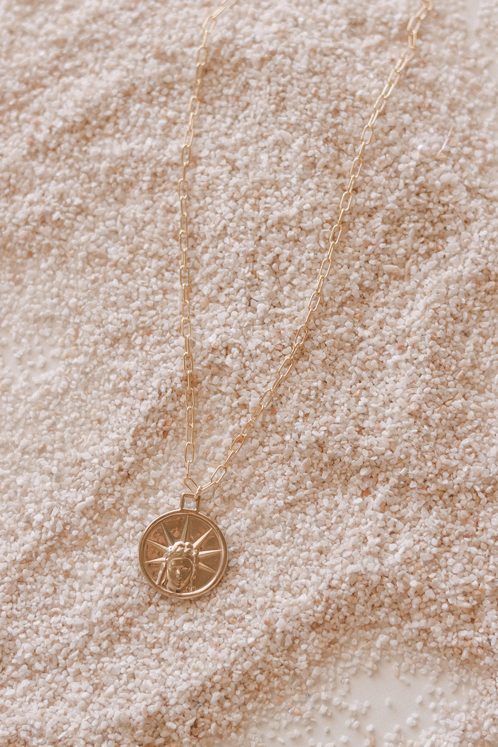Star of The Sea Necklace on Paperclip