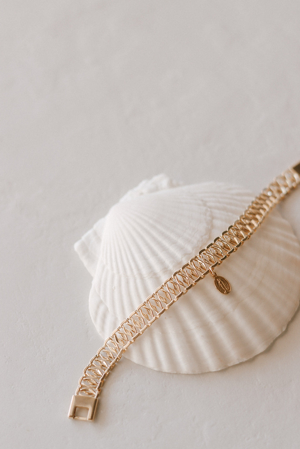 Lace Miraculous Medal Bracelet