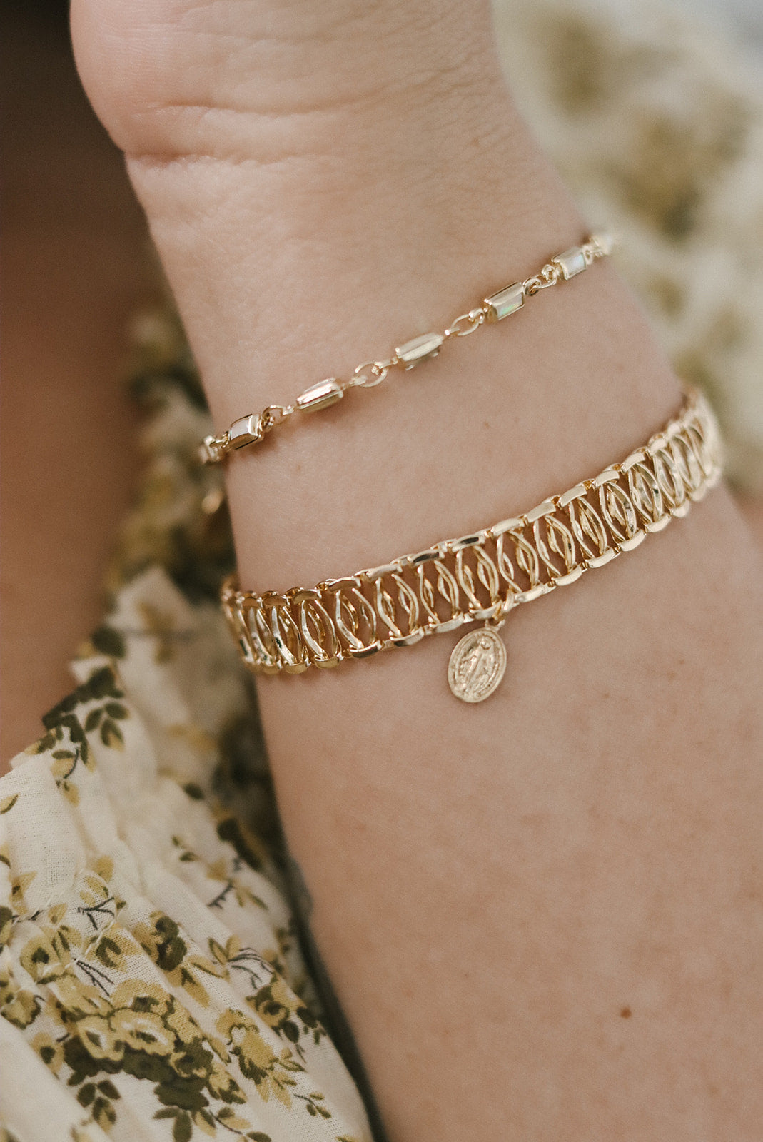 Opal Miraculous Medal Bracelet