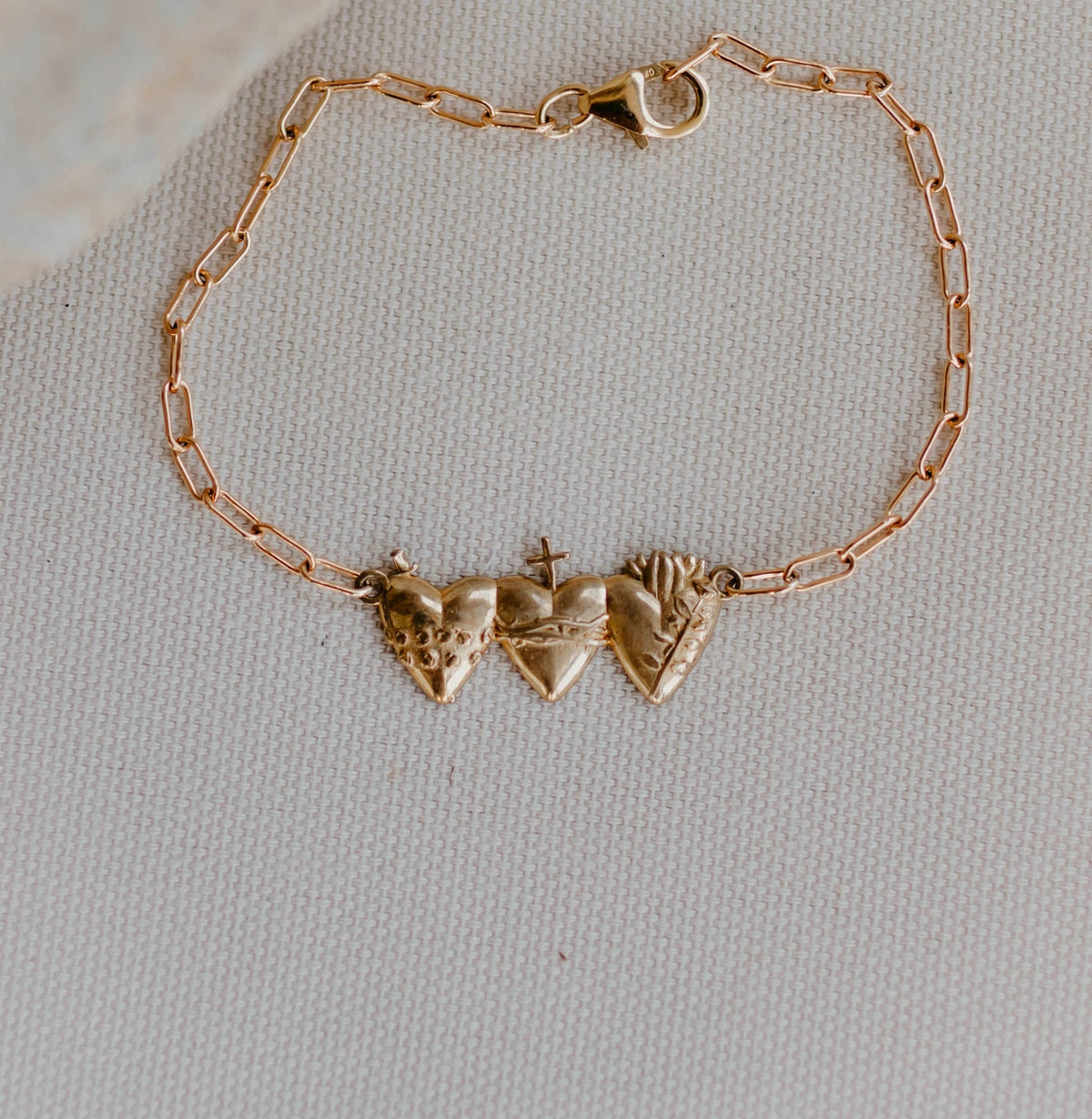 Holy Family Hearts® Bracelet - Paperclip