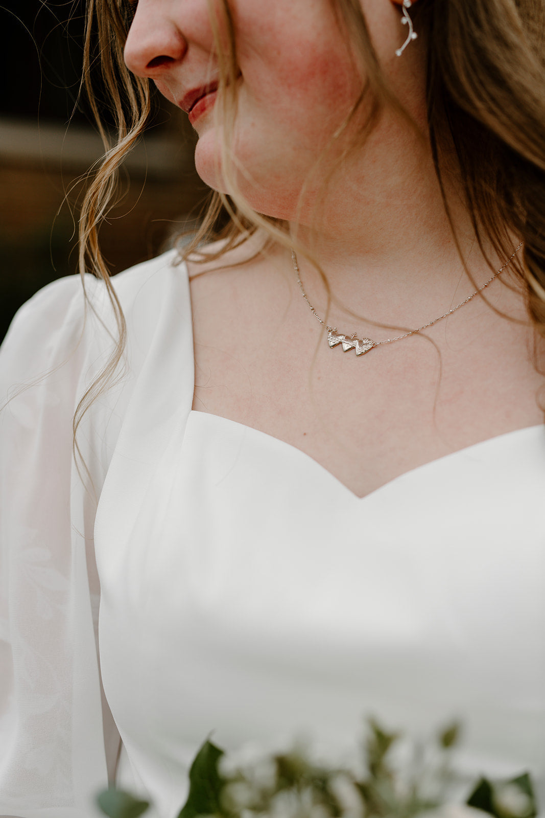 Holy Family Hearts® Necklace in Sterling Silver