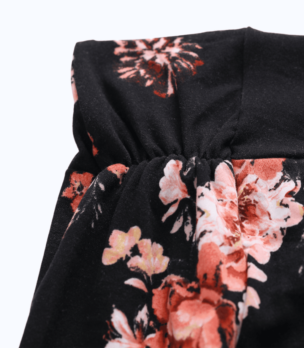 Below Bump Maternity Postpartum Pajama Pants (Floral)